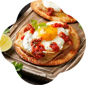 egg flatbread