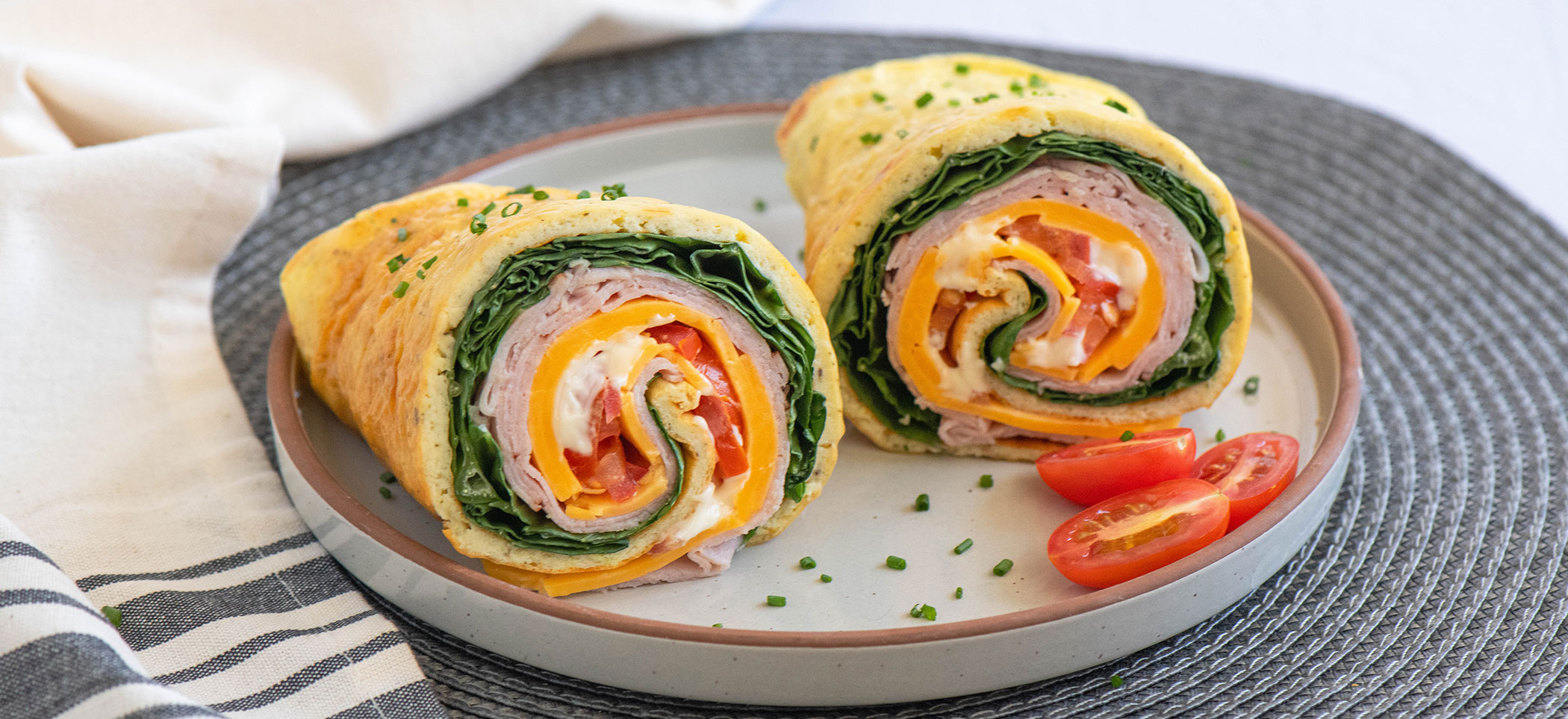 Egg Flatbread Wrap recipe